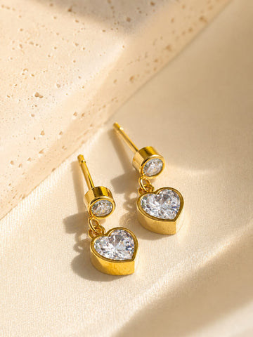 18K Gold-Plated Cherry Studs QROSH
