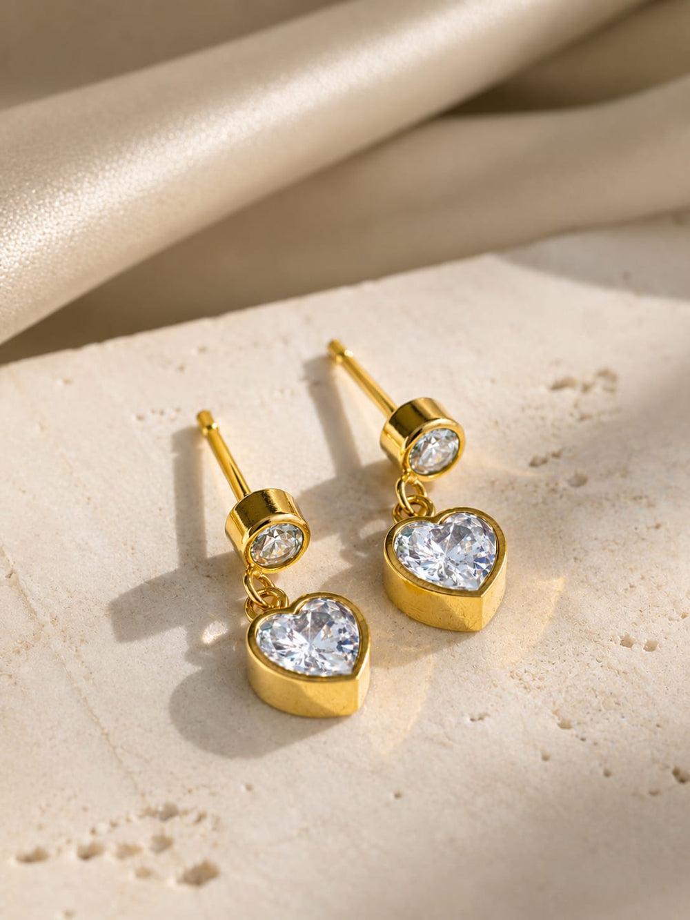 18K Gold-Plated Cherry Studs QROSH