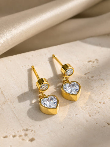18K Gold-Plated Cherry Studs QROSH