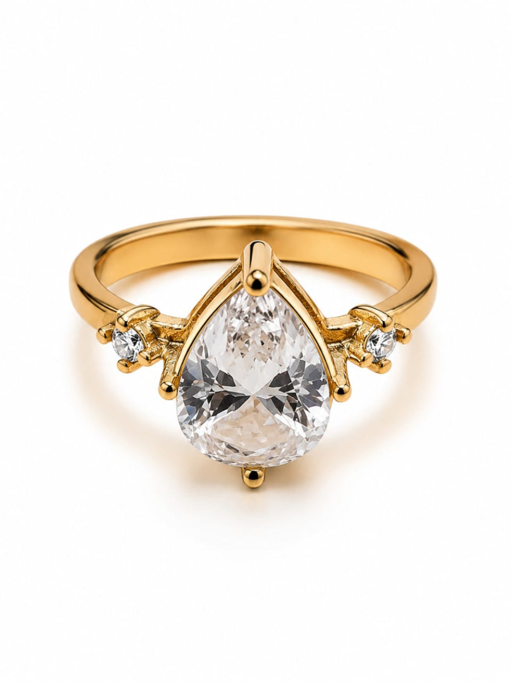Pear Cut Luxury Ring QROSH