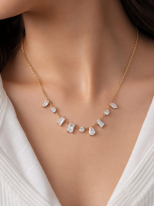 Crystal Charm Necklace QROSH