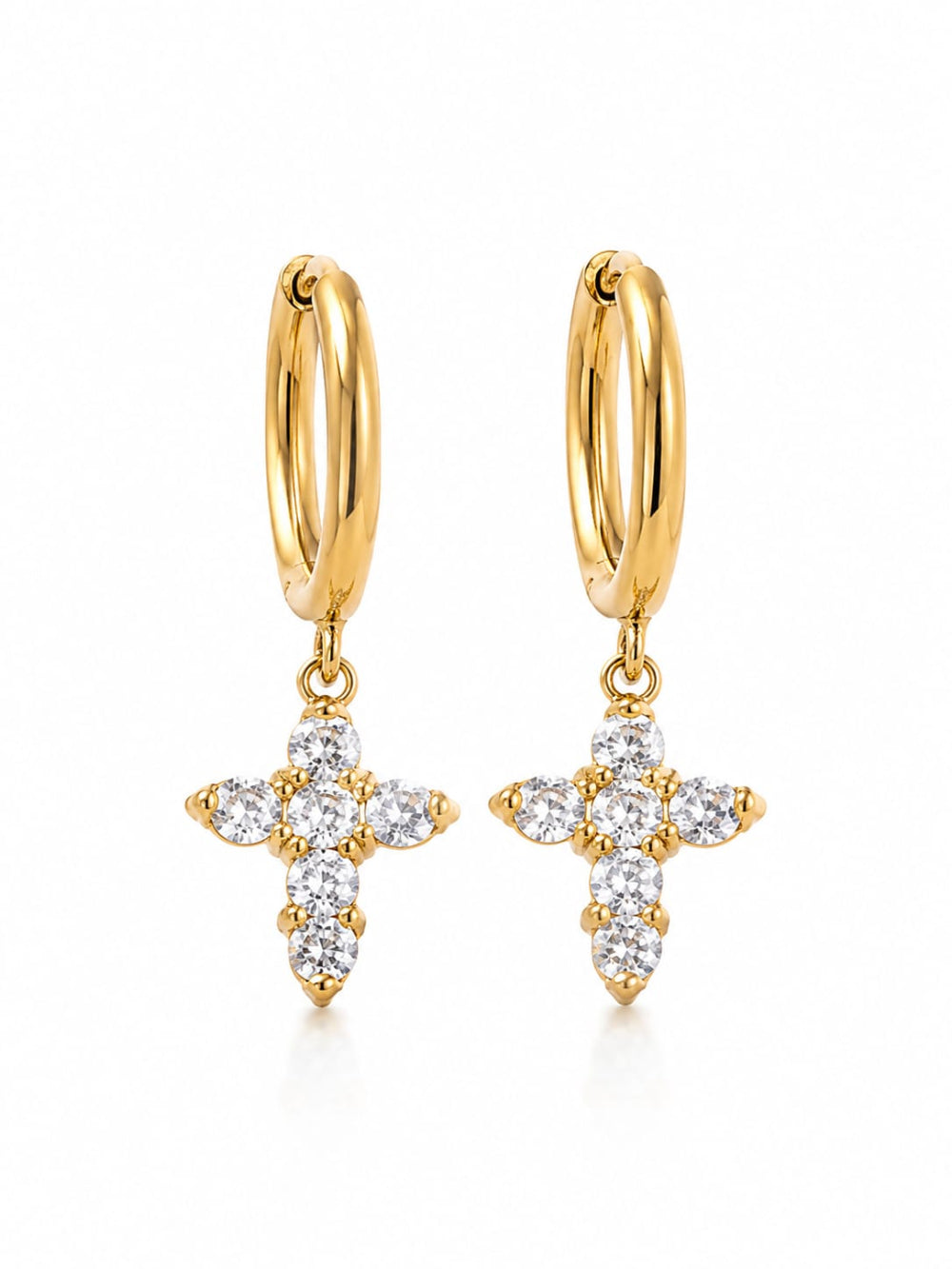 Cross Drop Earrings QROSH