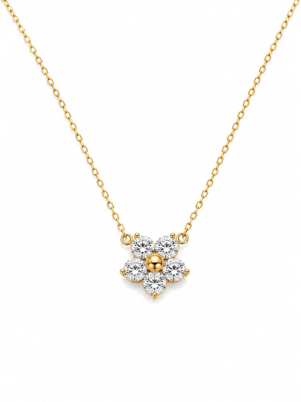 Gold Botanical Pendant QROSH
