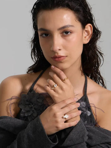 Adjustable Stone Ring QROSH