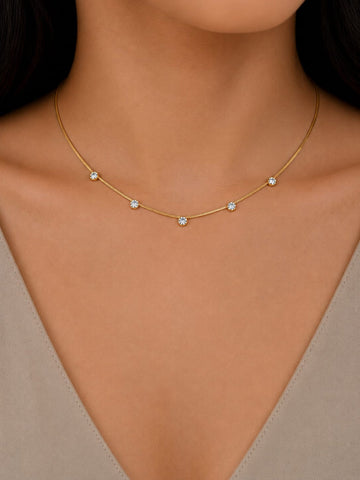Minimal Choker Necklace QROSH