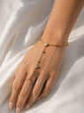 Gold Heart Chain Bracelet QROSH
