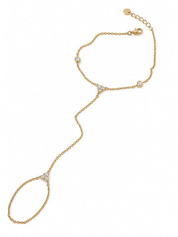 Minimal Gold Slave Bracelet QROSH