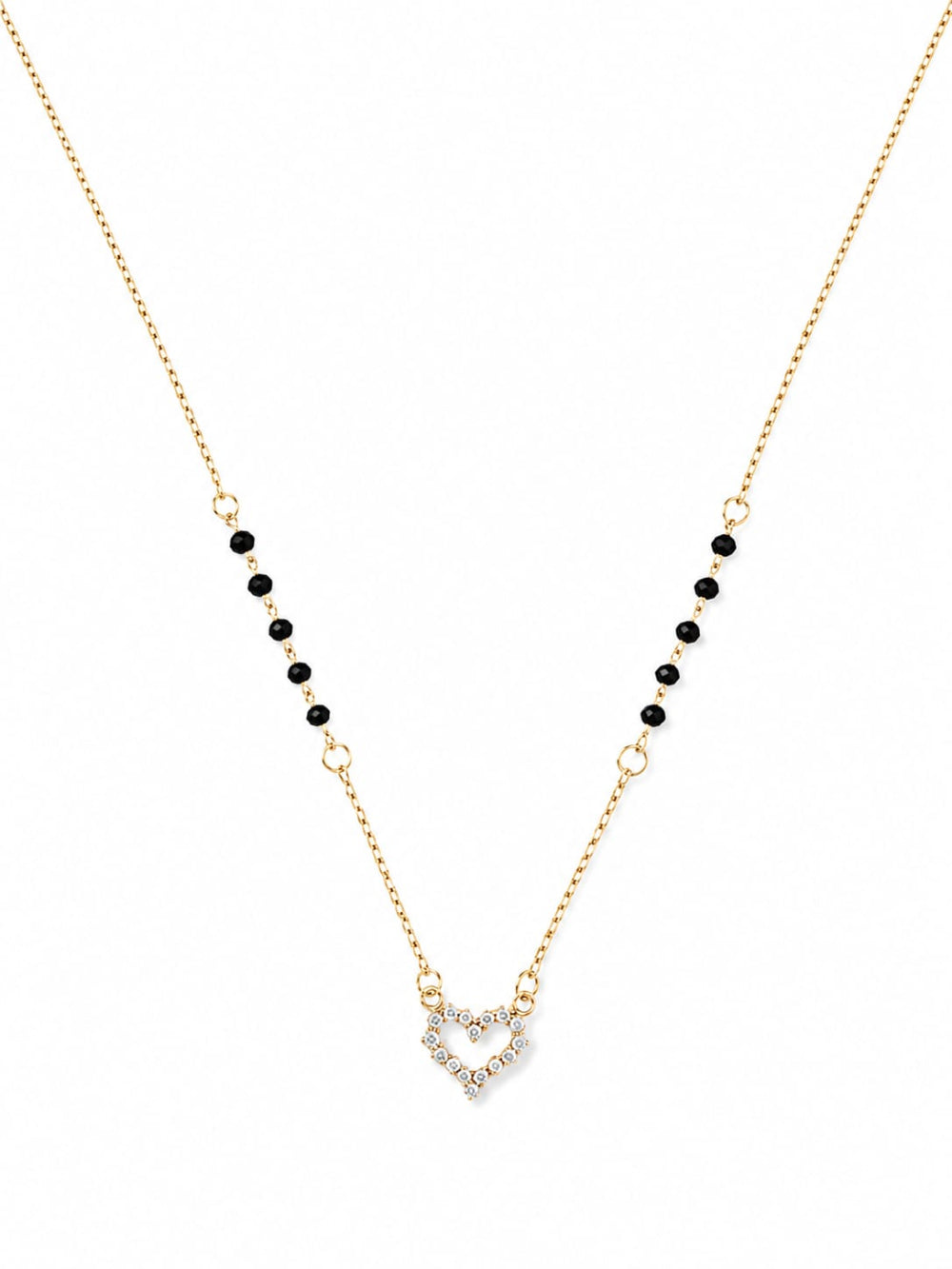 Heart-Shaped Diamond Mangalsutra QROSH