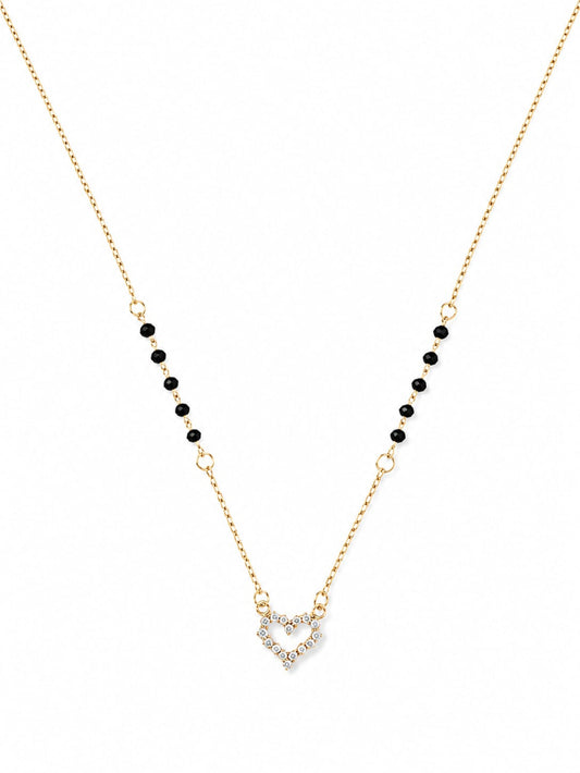 Heart-Shaped Diamond Mangalsutra QROSH