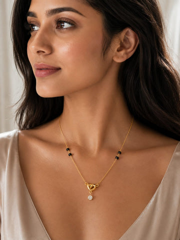 Elegant Heart Mangalsutra QROSH