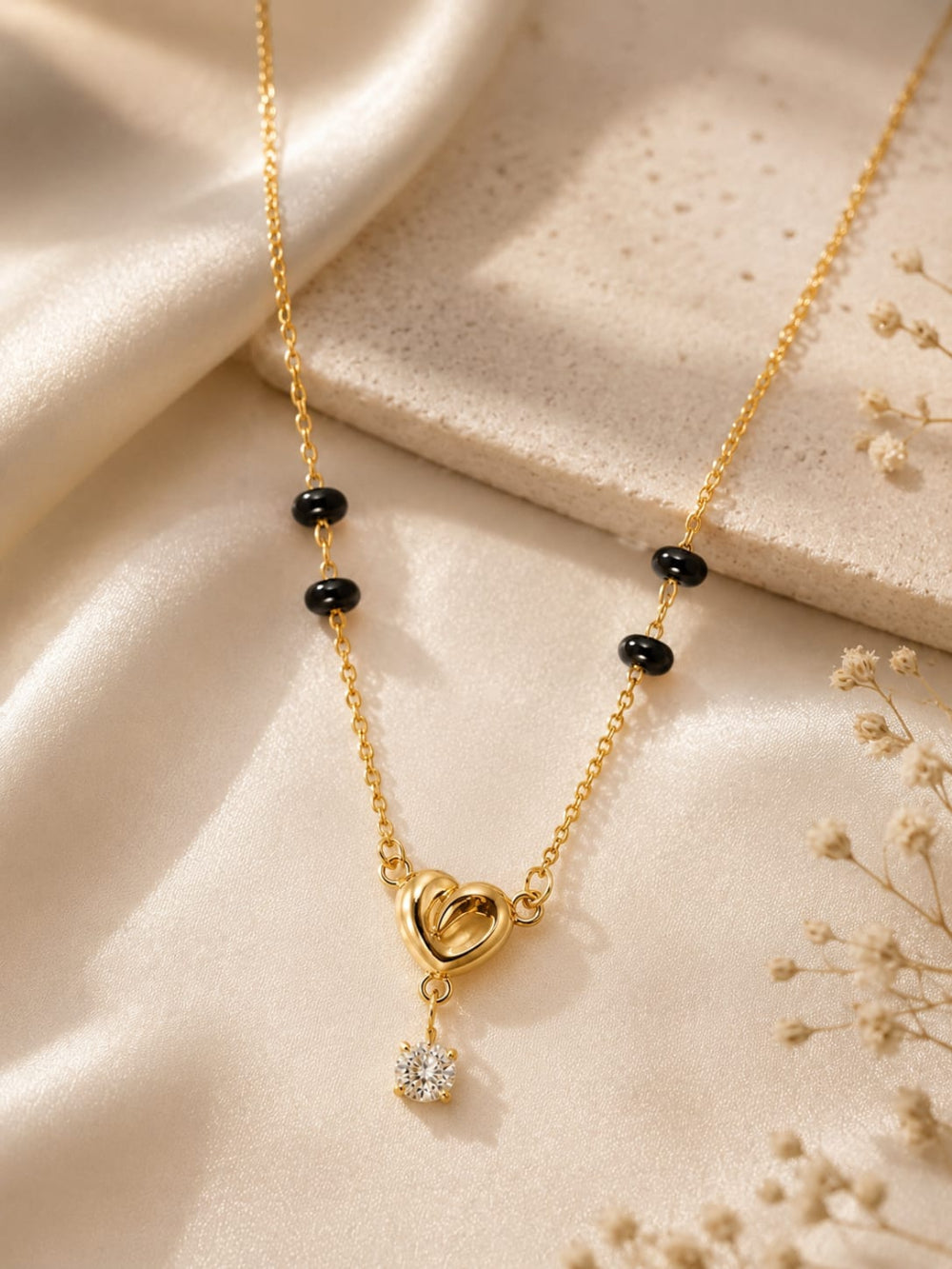 Elegant Heart Mangalsutra QROSH