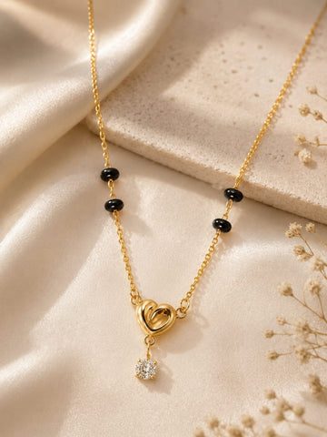 Elegant Heart Mangalsutra QROSH
