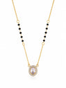 Classic Oval Halo Mangalsutra QROSH