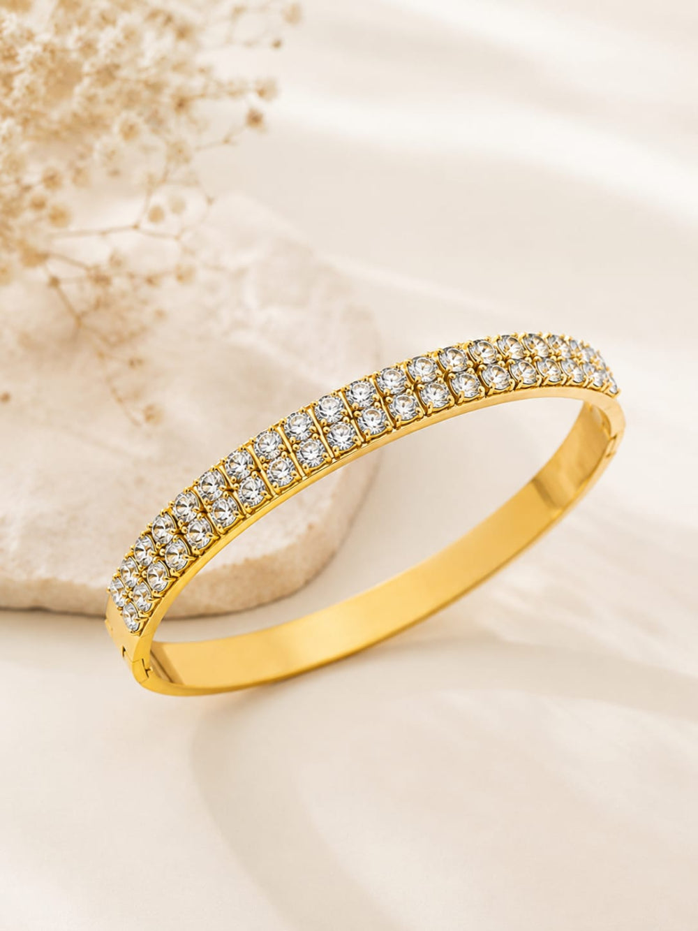 Premium Diamond Line Bangle QROSH