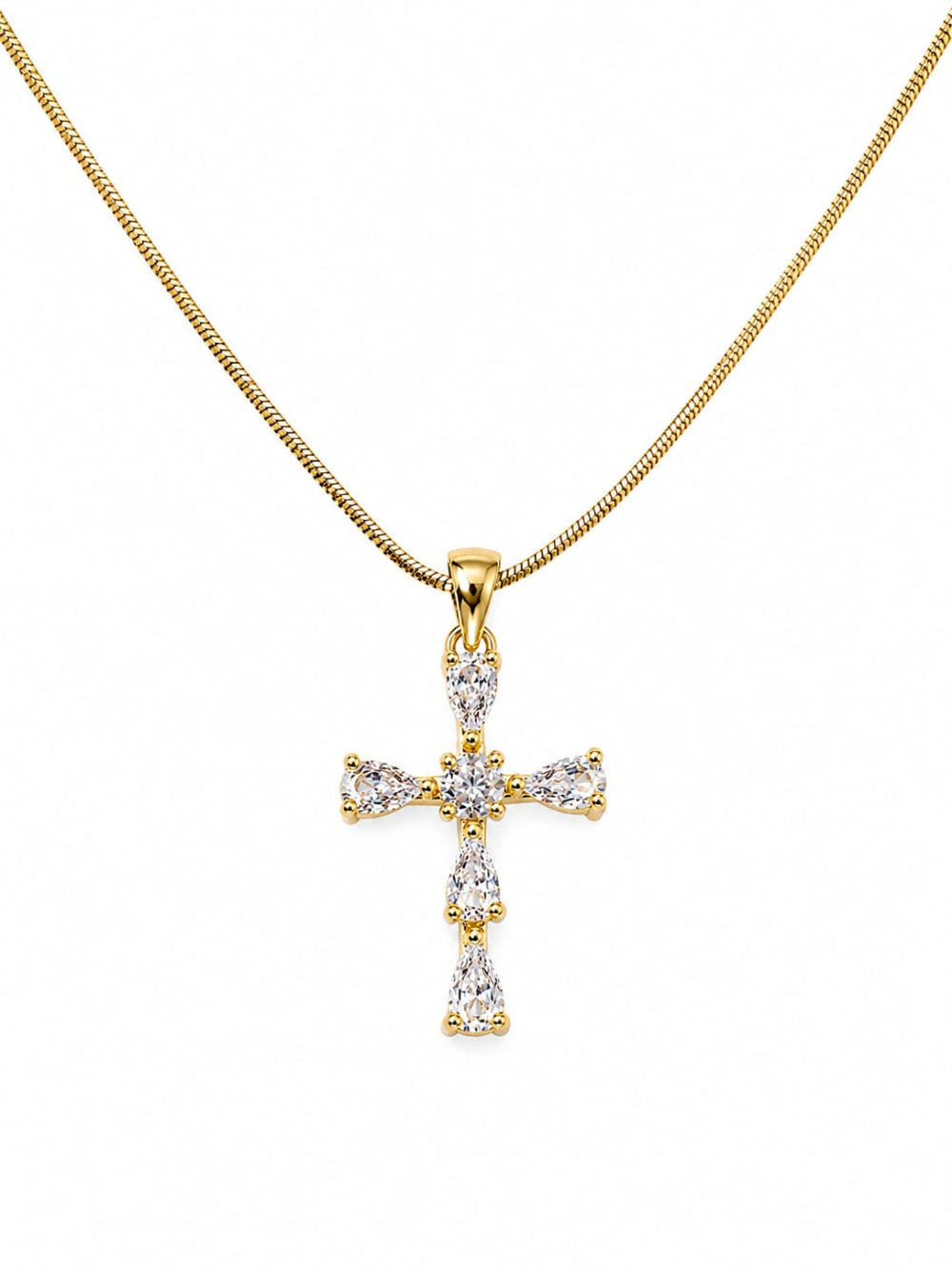 Crystal Cross Necklace QROSH