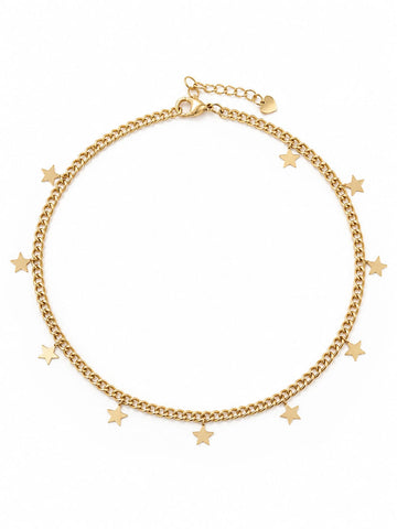 Premium Star Gold Anklet QROSH