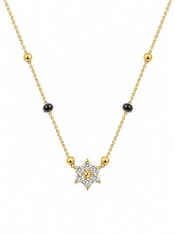 Floral Diamond Mangalsutra QROSH