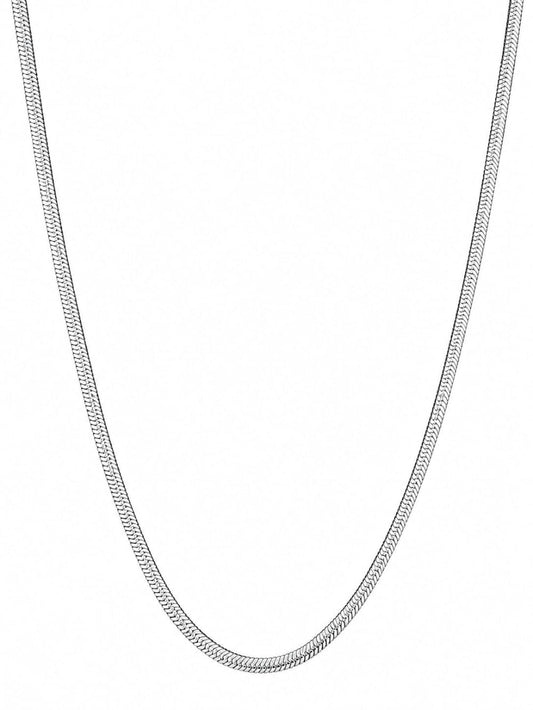 Minimalist Silver Chain For Men QROSH