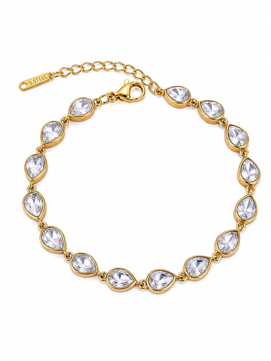 Teardrop Crystal Bracelet QROSH