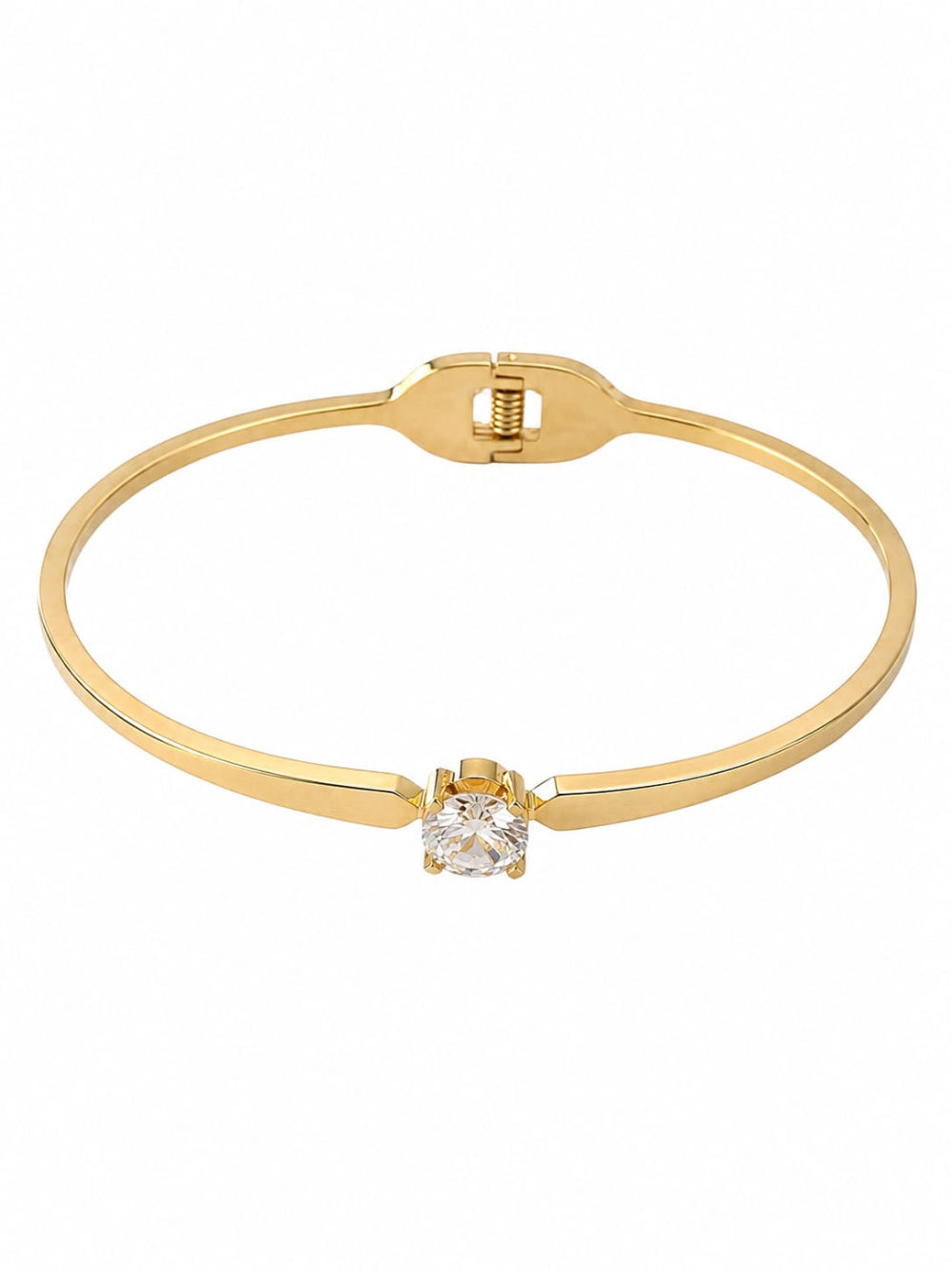 Aria Solitaire Crystal Bangle QROSH