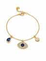 Evil Eye Charm Chain Bracelet QROSH