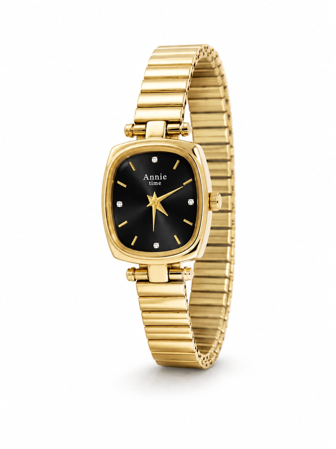 Premium Square Black Watch QROSH