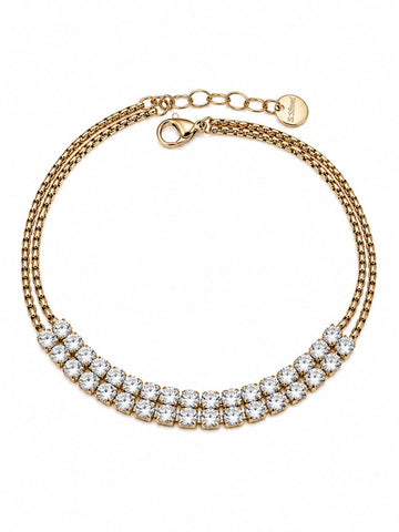 Double Row Crystal Bracelet QROSH