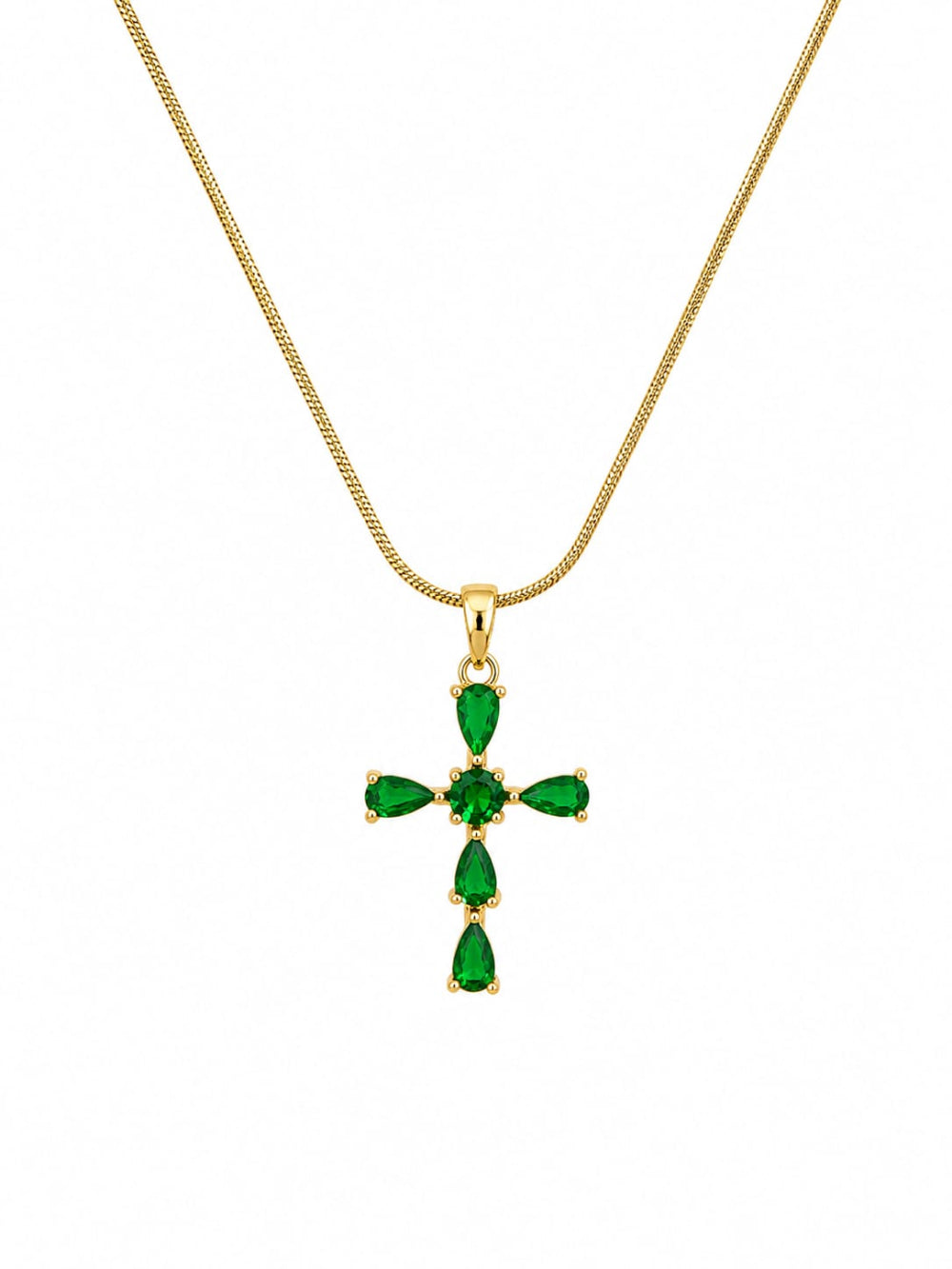Green Stone Necklace QROSH