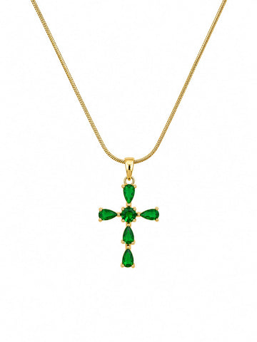 Green Stone Necklace QROSH