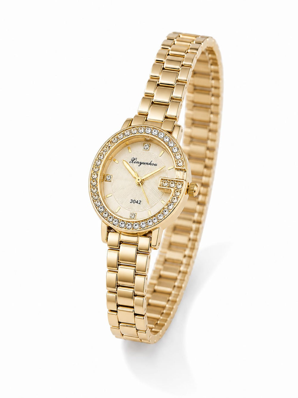 Gold Tone Analog Watch QROSH