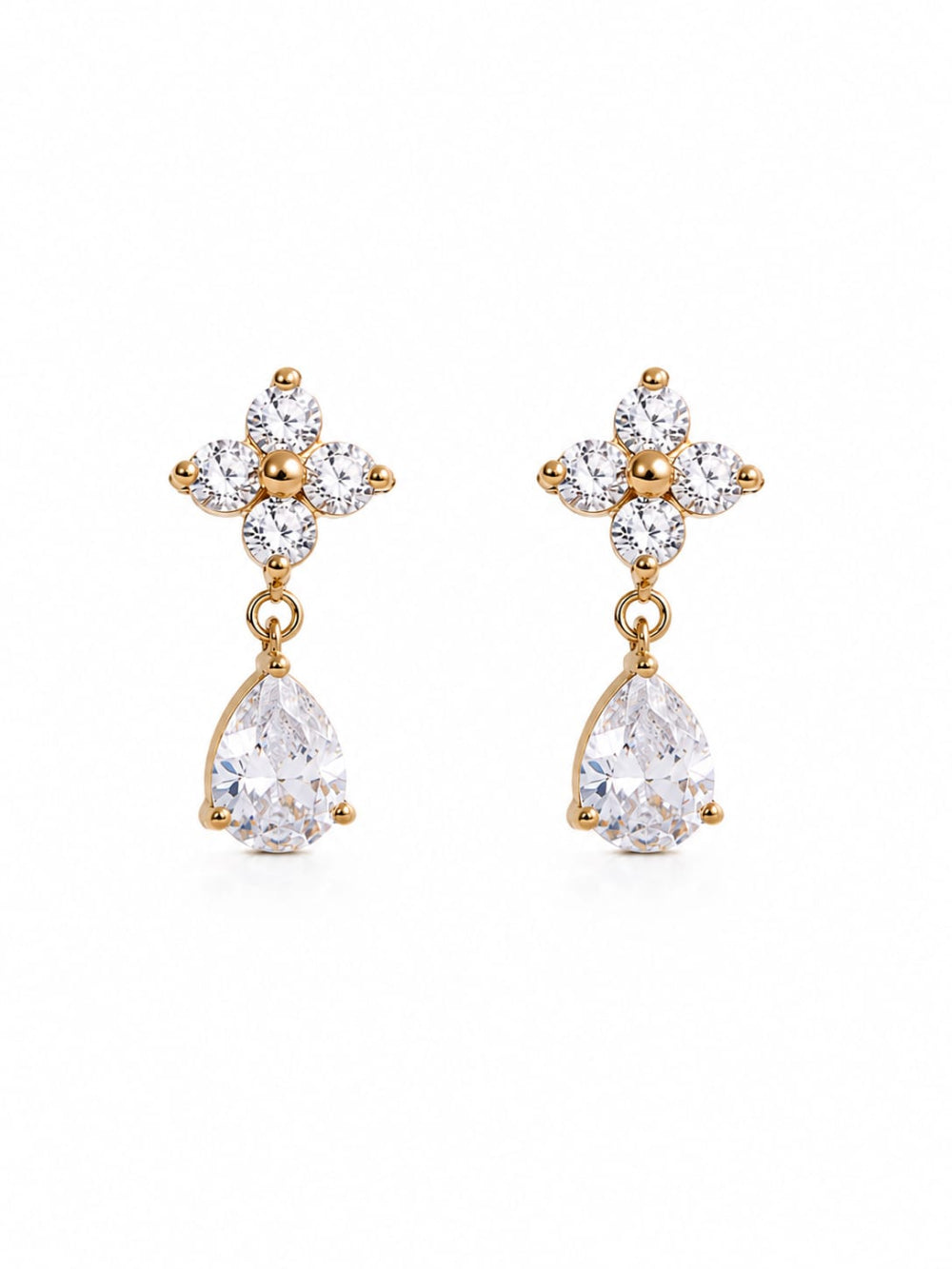 Daisy Bloom Teardrop Earrings QROSH