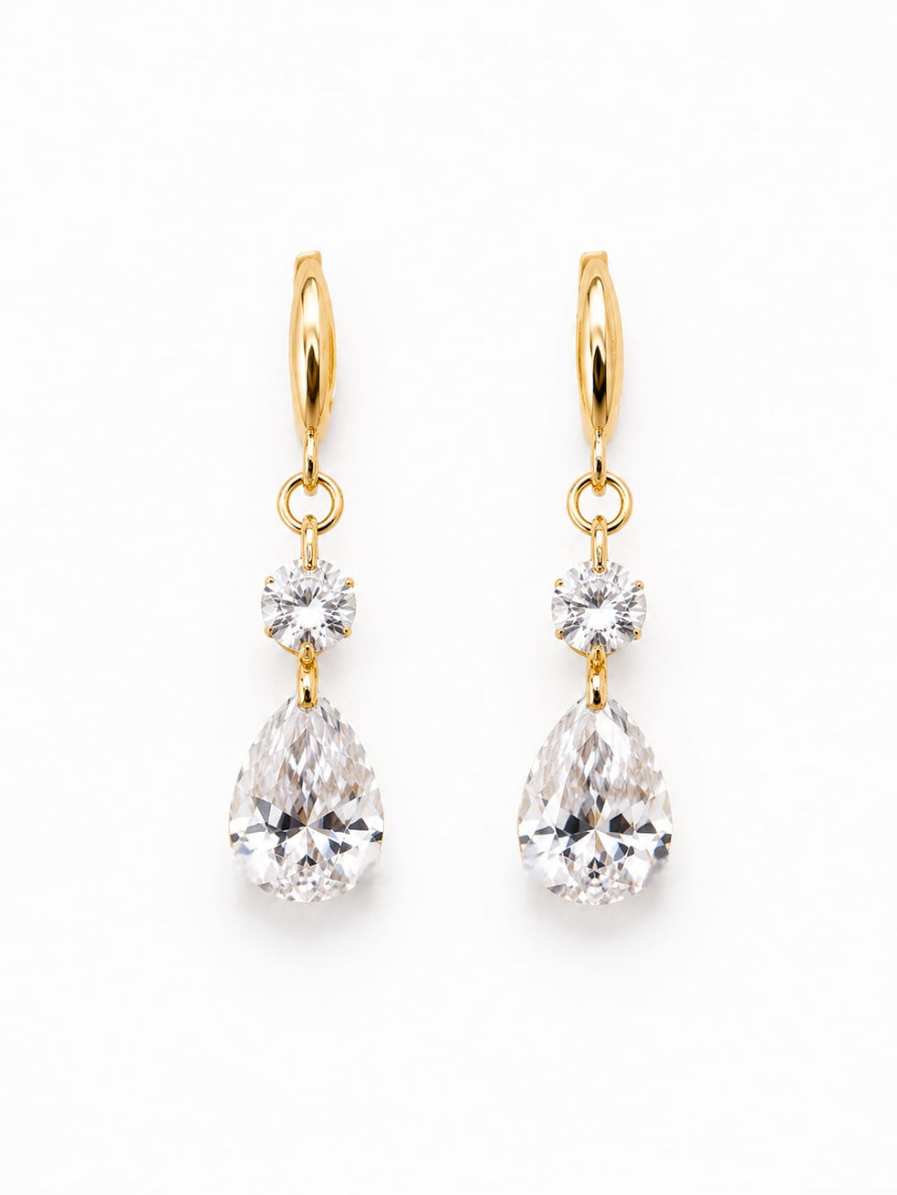 Luna Crystal Drop Earrings QROSH