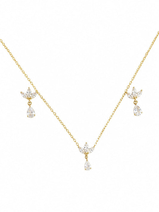 Butterfly Crystal Pendant Set QROSH