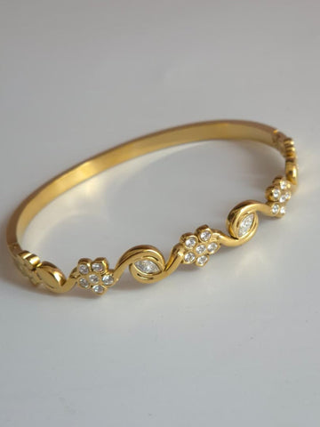 Gold Fairy Vinestone Bangle QROSH