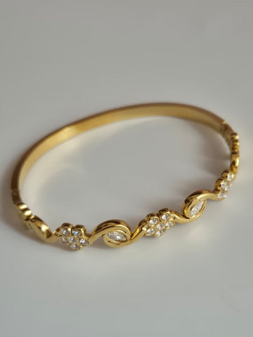 Gold Fairy Vinestone Bangle QROSH