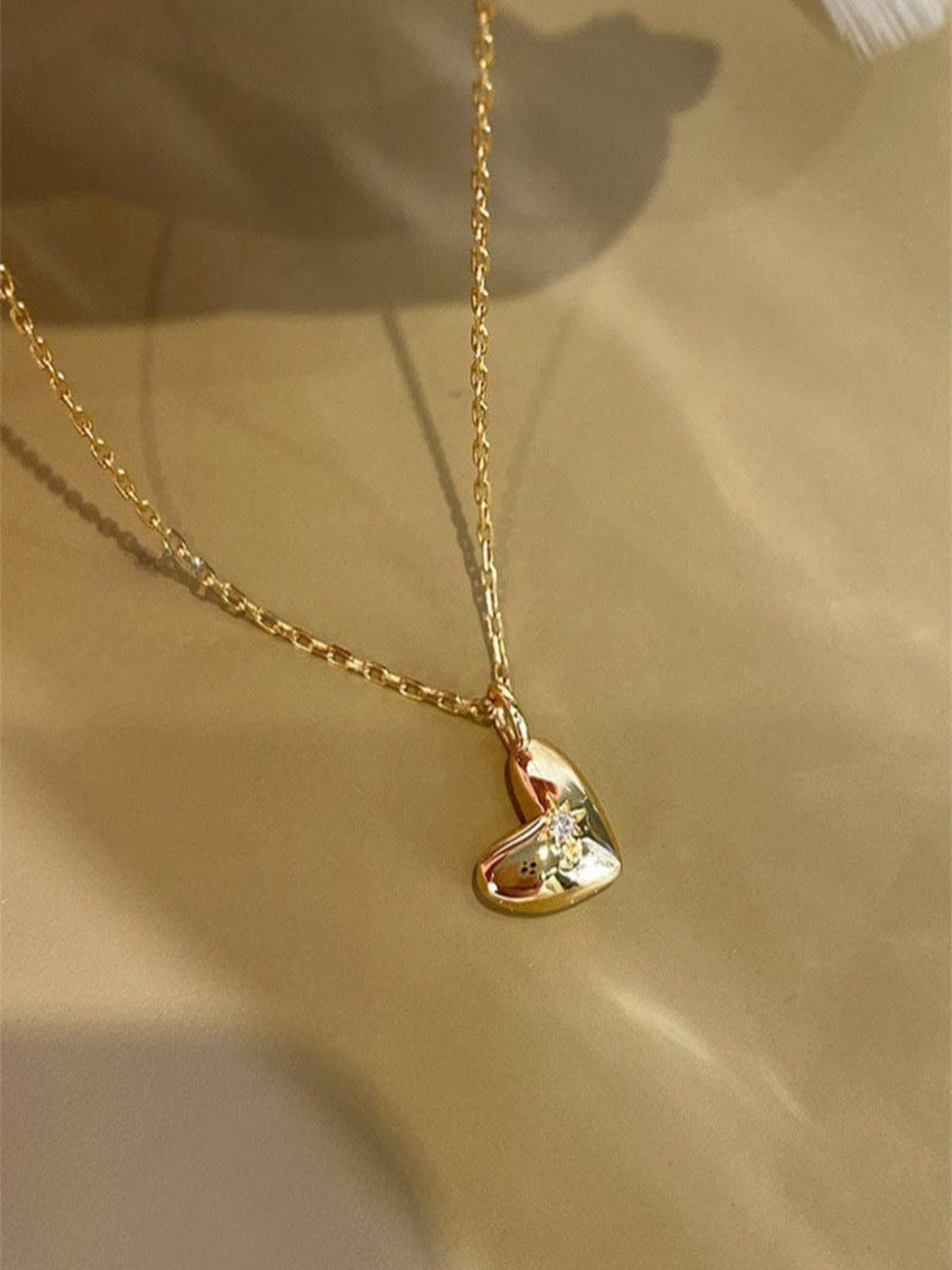 Gold Heart Pendant QROSH