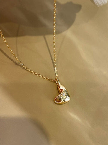 Gold Heart Pendant QROSH