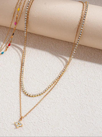 layered necklaces