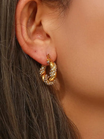 Golden Hoop Anti Tarnish - QROSH