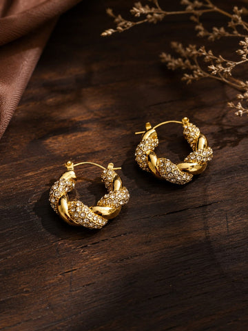 Golden Hoop Anti Tarnish QROSH