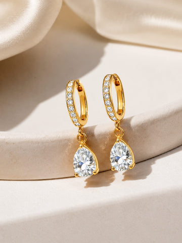 Dainty Solitaire Drop Huggies QROSH