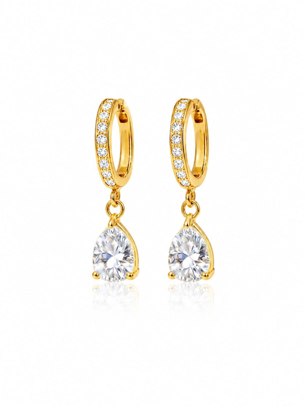 Dainty Solitaire Drop Huggies QROSH
