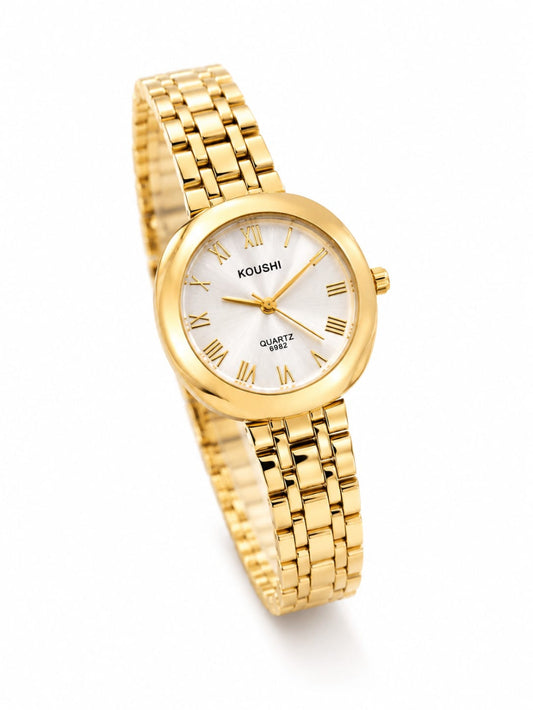 Round Dial Anti Tarnish Watch QROSH