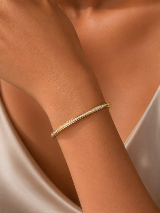 Diamond Drape Bangle QROSH