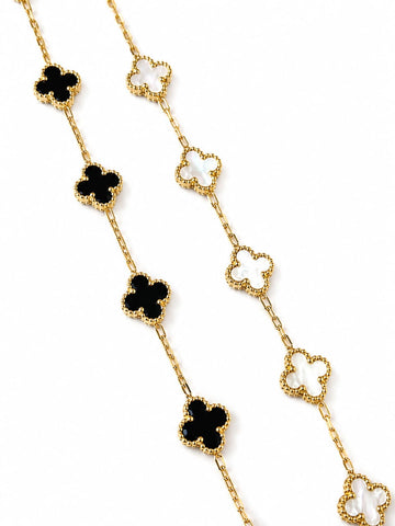 18K Gold Plated Clover Bracelet QROSH