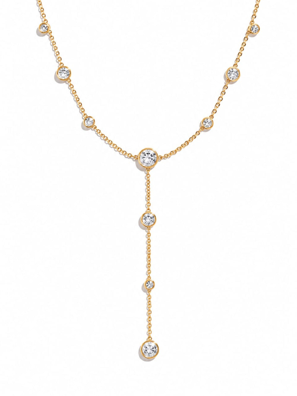 Dainty Drop Charm Necklace QROSH