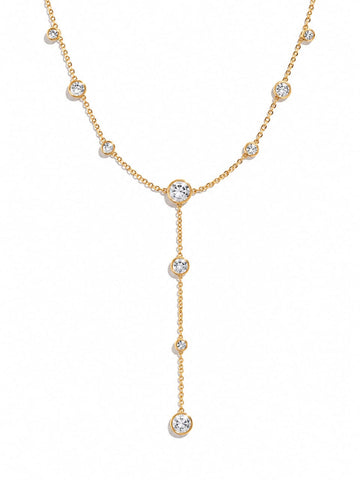 Dainty Drop Charm Necklace QROSH