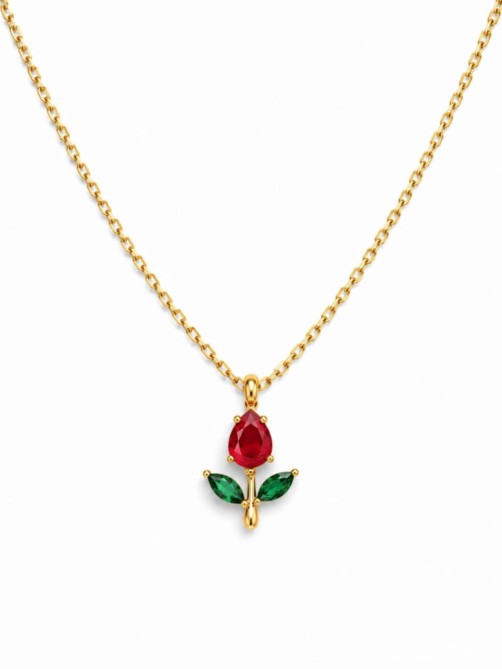 Rose Pendant Necklace QROSH