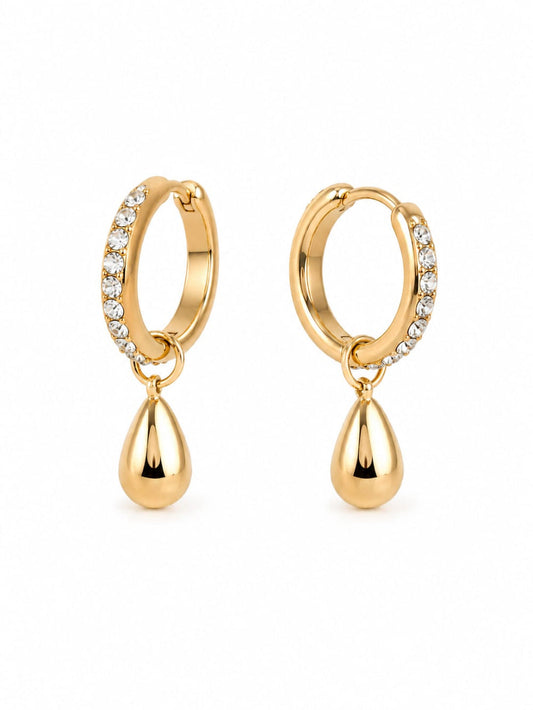 Crystal Teardrop Earrings QROSH