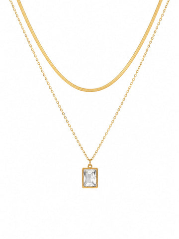 Double Layered Pendant QROSH